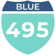 Blue495 Logo